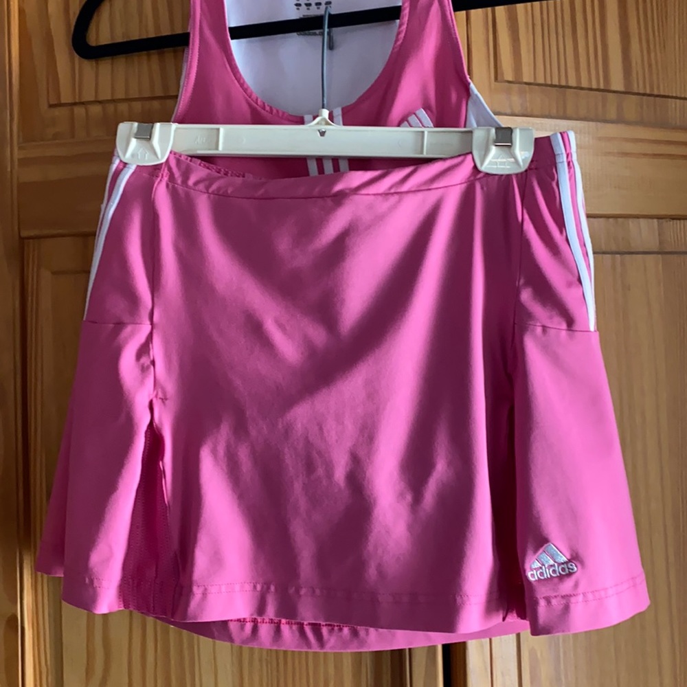 Pink tennis outfit